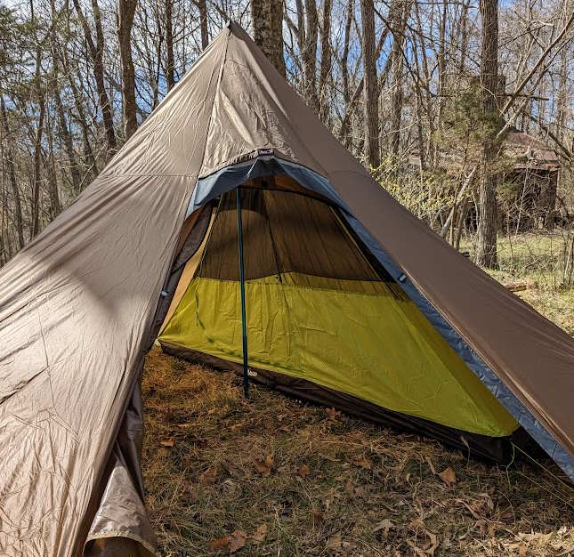 Hex V8 Inner tent pictured in a Octopeak