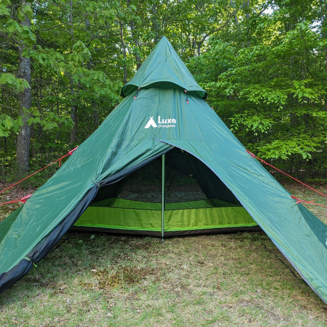 Luxe Megahorn 3 With Summer Inner - Green - Three Ridges Gear