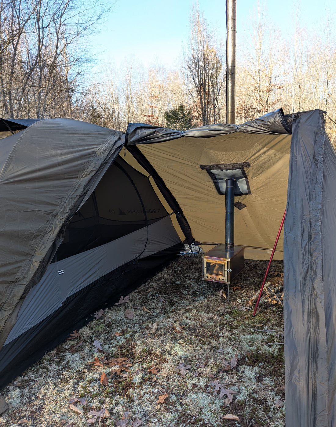 Mau-Har 1 Hot Tent With Open Vestibule And Stove