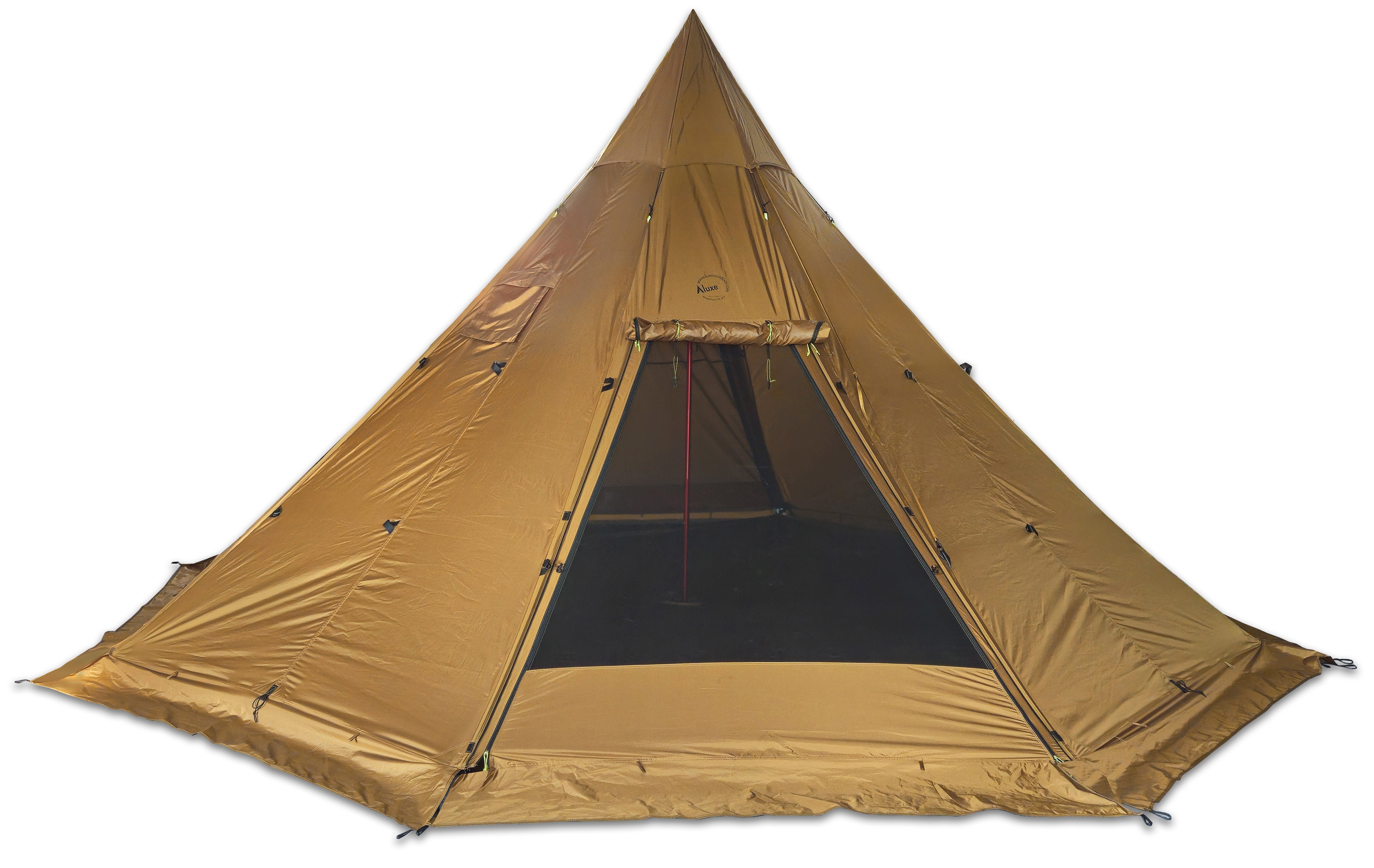 Mega Horn XL Shelter【煙突ホール付巨大ワンポールテント】 Megahorn XL 8 Person Shelter (2026) – ThreeRidgesGearCo