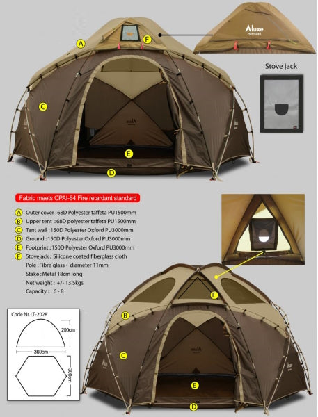 Hercules Hot Tent specifications