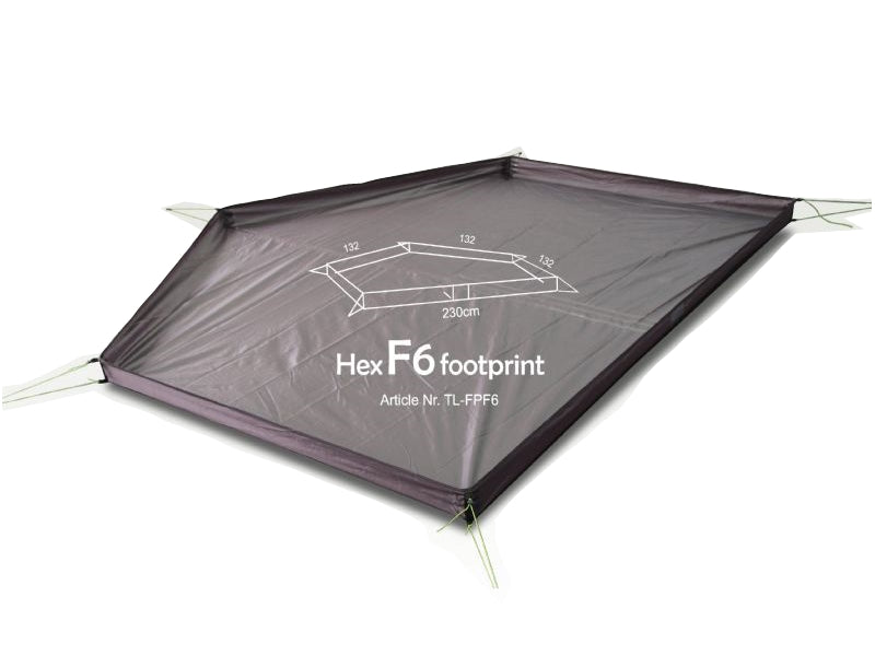 bathtub floor tent Hex F6 Footprint – ThreeRidgesGearCo